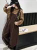Conjunto de overol elegante para niñas, nueva versión coreana para primavera y otoño 2026, atuendo casual de dos piezas para niños mayores, ropa infantil de moda