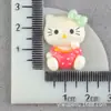 Accesorios de Resina Pegamento Blanco DIY Niños Muñeca de Dibujos Animados Funda de Teléfono Accesorios para el Cabello Diadema Material Hecho a Mano Accesorios para Diadema