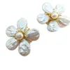 Broche Nuevo de Flor de Perla Barroca Natural Retro, Broche de Nicho de Alta Gama Anti-Exposición, Ramillete de Campanilla