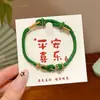 Pulsera Trenzada para el Festival del Bote del Dragón, Pulsera Ajustable para el Año de Nacimiento, Artículo al por Mayor para Mujer, Se Puede Ensartar con Cuentas, Simple y de Lujo Ligero, Pulsera de Cuerda Multicolor