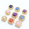Cuentas Espaciadoras Doradas Antiguas Cuentas Sueltas Incrustadas con Piedras Estilo Chino Cuentas de Transferencia Accesorios para Pulseras DIY Pulsera con Cuentas Venta Directa Mayoreo