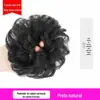 Anel para Peruca Bola Baixa Cabelo Real Anel de Enrolar Peruca Fofa Estilo Antigo Coque de Peruca Ferro para Cabelo Anel para Cabelo Liso de Peruca 30g