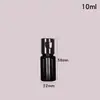 Botella Negra de Plástico para Spot 10-100ml Pet con Tapa Flip-Top Botella de Hidrosol Hidratante Empaque Cosmético Sub-botella Botella Vacía