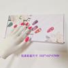 Herramientas de Manicura Modelo de Dedo Falso de Silicona Mano de Práctica Manicura Mano Protésica Modelo de Mano Flexible Piezas de Uña Reemplazables