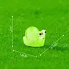 Nuevo producto transfronterizo: figuras luminosas de caracoles pequeños y lindas, accesorios decorativos DIY para paisajismo de jardines, adornos para paisajes en miniatura