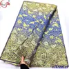 Hilo Dorado y Plateado Bordado Antiguo Brocado Jacquard Tela Cheongsam Brocado Africano Tela de Encaje