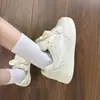 Zapatos Beige de Pan para Mujer Tendencia Ins 2025 Otoño Nueva Moda Versátiles Zapatillas Deportivas y de Ocio