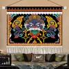 Decoração de Celebridade da Internet de Xizang Atmosfera de Pousada Pano Pendurado Pintura Decorativa de Xizang Tapeçarias para Sala de Estar Tecido de Estilo Étnico Pintura Pendurada