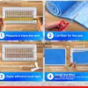 Filtro de ar adequado para uso transfronteiriço, filtro de ventilação doméstica, filtro de ventilação de ar condicionado R
