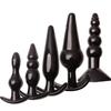 Set de Tapones Anales, Set de 5 Piezas, Bolas Traseras para Hombres y Mujeres, Masturbación, Estimulación Clitoriana, Equipo de Coqueteo Alternativo, Suministros Gays