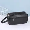 Bolsa de Higiene Pessoal Preta Esportiva para Homens e Mulheres, para Viagem de Negócios, Bolsa Impermeável para Banho, Bolsa de Armazenamento para Suprimentos de Viagem, Bolsa de Cosméticos Portátil