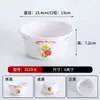 Pote de tempero para hot pot, louça de melamina, tigela de tempero para espetinho self-service, recipiente de molho de plástico, tigela grande para molho, tipo comercial