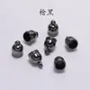 Cuerda de Cuero de Venta Caliente Transfronteriza Baotou Sombrero de Borla Accesorios de Joyería DIY Sombrero de Perlas Semicirculares Sombrero de Campana Set de Tubos Material para Pendientes