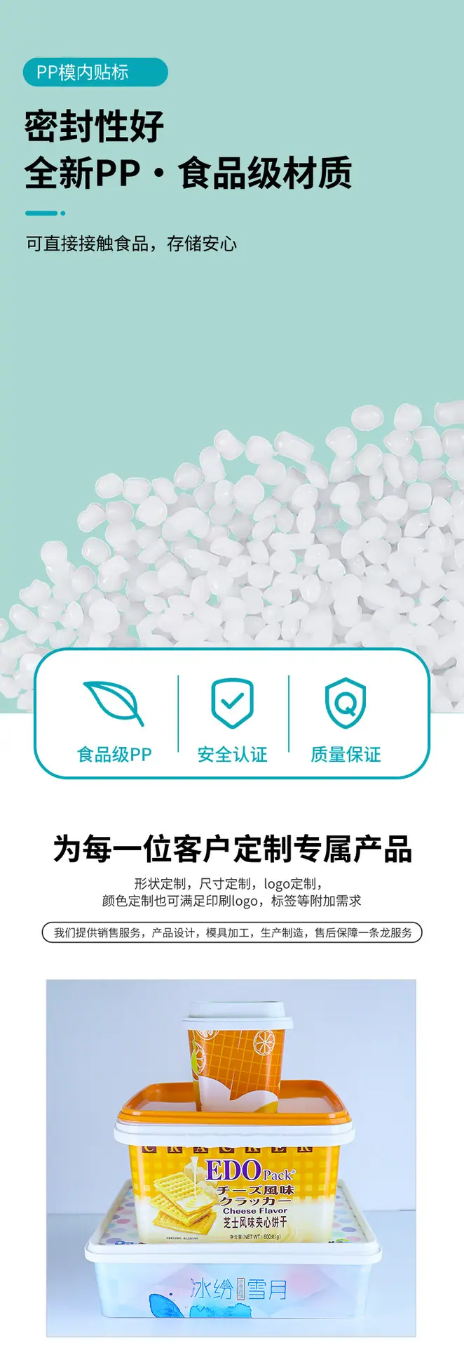 食品级PP材料和定制版