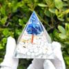 Comercio transfronterizo Amazon Pirámide de cristal Cristal Grava Pegamento Resina Hogar Escritorio Decoración hecha a mano Regalo