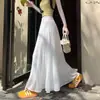 Saia Longa de Chiffon Shanli Dadi Roxo Suave 2026 Nova, Super Fada de Verão Solta de Cintura Alta