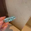 Pinza Lateral de Pala de Diamantes Completa de Alta Gama Pasador de Pedrería de Moda Clip para Flequillo de Moda Coreana Nuevo Accesorio para el Cabello