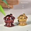Venta al por mayor de fábrica sándalo verde lindo adorable los 12 signos del zodíaco DIY literatura juego colgante del zodíaco accesorios de dibujos animados colgante