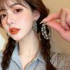 Pendientes Exagerados de Pedrería de Alta Gama para Mujer 2025 Nuevos de Moda Pendientes Únicos de Lujo Ligero Joyería para Orejas de Moda Popular entre Celebridades de Internet