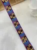 Cinta de jacquard bordada étnica de 2.0 cm a 4.5 cm para accesorios para el cabello, tocados, accesorios para ropa de actuación, cinturón de embalaje para cajas de regalo