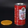 Fabricantes de Henan fornecem latas de folha de flandres 401# redondas para feijão vermelho e arroz coix, latas para pó substituto de refeição