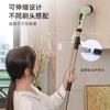 Cepillo de limpieza eléctrico inalámbrico multifuncional para el hogar con mango largo, cepillo para baño, cepillo para piso, cepillo para inodoro, limpieza