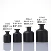 En stock botella de aromaterapia dormitorio sala de estar botella vacía vidrio sin fuego ratán botella de fragancia 100ml panza grande negro mate