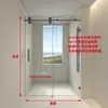 Fornecimento Exclusivo Transfronteiriço: Box de Banho Reto Sem Moldura Porta de Vidro Deslizante Divisória Porta de Banheiro Atacado Vidro Temperado
