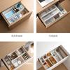 Caja de Almacenamiento para Cajón de Cocina Japonés Retráctil con Divisiones para Vajilla Caja Organizadora de Escritorio para Papelería de Oficina