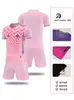 Conjunto de uniforme de fútbol para adultos y niños, uniforme de entrenamiento transpirable de secado rápido para equipo de hombres y mujeres, camiseta de competición con estampado personalizado