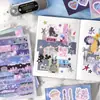 Livro de Adesivos de Filme Glitter Autoadesivo Infeel.Me, Paraíso Desvanecente, Livro de Adesivos para Material de Diário Estilo Ins
