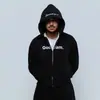 Estilo Americano Con Capucha Moderno Holgado Casual Streetwear Cárdigan Sudadera con Cremallera Estampado Creativo de Letras Pantalones Rectos Holgados