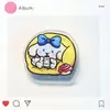 Clipe Cartoon Acrílico Família Sanrio PP para Estudantes, Clipe de Papel de Teste Vertical Multifuncional Fofo para Anotações