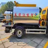 Marca azul 4 plazas aspersor de asfalto para emulsión distribuidor de asfalto modelo y parámetros cabina de control inteligente