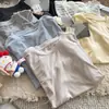 Série de seda e lã! Camiseta Tangtang Primavera/Verão, confortável, modeladora, top casual fino de manga curta em modal para mulheres