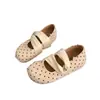 Zapatos Mary Jane retro de lunares para mujer, con correas y punta poco profunda, nueva colección otoño 2026, bailarinas planas, zapatos de mujer estilo francés