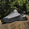 Sapatos Masculinos de Caminhada e Montanhismo ao Ar Livre, Novo Modelo Transfronteiriço, Resistentes à Aderência, Impermeáveis, Antiderrapantes, Resistentes ao Desgaste, Sapatos Masculinos de Cano Baixo, Venda por Atacado de Sapatos de Caminhada