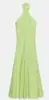 Vestido Feminino Europeu e Americano Venda Quente Moda Casual Slim Sexy Costas com Tiras Decote Halter