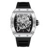 Reloj de cuarzo para hombre Aolona/ONOLA Live Explosion de alta calidad, resistente al agua, con correa de silicona.