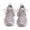 Tênis Feminino 2025 Outono Novo Versátil Sapatos para Crianças Grandes Sapatos de Malha para Meninos Casuais Estudante Respirável Sapatos de Pai