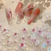 YITU Casca de Formiga Flor Dupla Adesivo para Nail Art Flor Exquisito Simples Brilho Estilo Chinês Adesivo Decorativo YT5423
