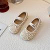 Zapatos de princesa con lentejuelas para niños 2025 primavera y otoño nuevos zapatos de moda de estilo occidental para niña zapatos de una sola capa para bebé de suela blanda zapatos para niños al por mayor