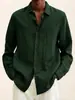 Site independente, Wish, Amazon mais vendidos comércio exterior quatro estações manga longa gola dobrável solta botão camisa masculina da fábrica de origem