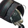 Nova cor de fibra de carbono RFID capa de chave de blindagem para controle remoto de carro tamanho pequeno blindagem de dupla camada sinal anti-roubo anti-perda