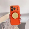 Funda de Teléfono con Soporte Magnético de Airbag con Patrón de Olas Adecuada para Apple 17Promax, Se Transforma Instantáneamente en una Ventana Grande, Película de 16 Lentes, 15