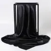 Bufanda Cuadrada Grande Bufanda Monocromática de Primavera y Otoño Bufanda de Satén Bufanda de Estilo Coreano para Mujer Combinable para Todo Bufanda Decorativa de Arte Profesional Bufanda de Estilo Coreano