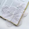 Venta caliente organza bordado hojas de loto Hanfu cheongsam ropa DIY accesorios decorativos fábrica directa al contado