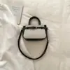 Bolso de Mano para Mujer Estilo Coreano de Diseño de Nicho, Comercio Exterior Transfronterizo, Moda Retro de Invierno 2025, Bolso Cuadrado Pequeño con Parches