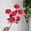 6 Rosas Pequenas para Decoração de Casamento, Flores Artificiais, Rosas Simuladas, Decoração de Casa, Flores Artificiais, Rosas Pequenas, Flores Simuladas