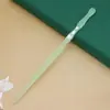 Pasador de Acetato Accesorios para el Cabello Pasador de Imitación de Jade Pasador de Estilo Antiguo Dinastía Han Pasador de Acetato al por Mayor Pasador de Hoja Acrílica